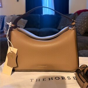 The Horse Clementine leather bag in Taupe